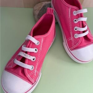 GAP Pink Canvas Kids Sneakers